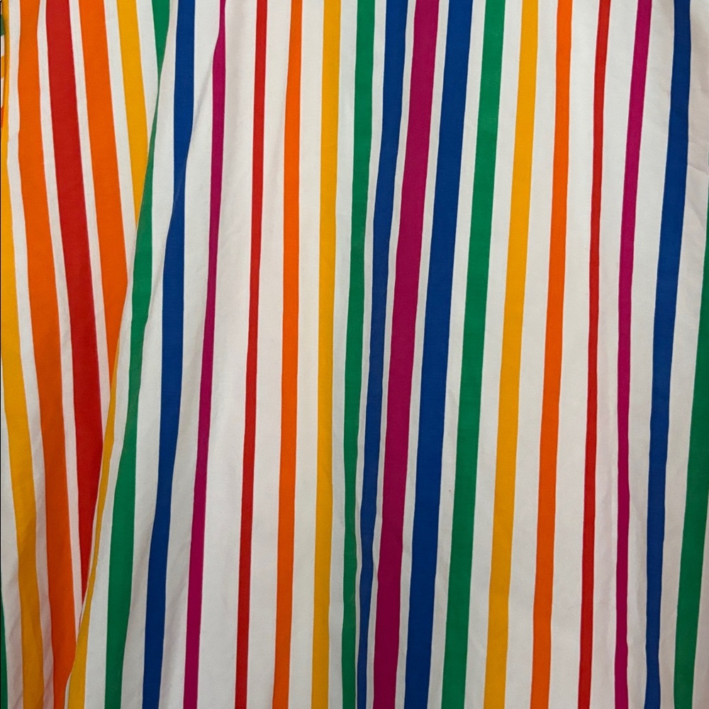 Christopher John Roger’s Colorful Rainbow Stripe Button-Front Dress - Picture 7 of 11